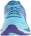 ASICS Women's Gel-Nimbus 18 Running Shoe, Turquoise/Iris/Methyl Blue, 7.5 M US