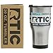 RTIC 20 oz Insulated Tumbler Stainless Steel Coffee Travel Mug with Lid, Spill Proof, Hot Beverage and Cold, Portable Thermal Cup for Car, Camping