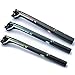 RXL SL Mountain Bike Seatpost MTB Carbon Seatpost MTB/Road Bike Carbon Fiber Bicycle Seat Post Bike Parts 3K Gloss Cycling Seatpost 27.2/30.8/31.6 Red (350, 27.2mm)