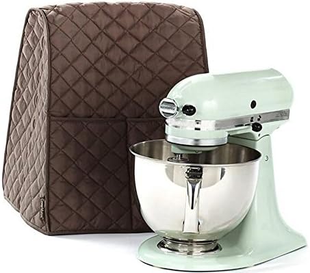 Watson Lee Stand Mixer Cover for Kitchenaid, Sunbeam, Cuisinart, Hamilton Mixer (BROWN)