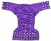 LukLoy Women's Adults Cloth Diapers for Incontinence Care Protective Underwear -Dual Opening Pocket Washable Adjustable Reusable Leakfree for Waist Large Size 65~135cm (Purple)