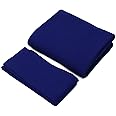 Billiard Cloth Pool Table Felt, Fast Speed Pool Cloth, Table Ball Speed Cloth,Billiard Snooker Cloth Felt for 7/8/9 Mat Strips Bar Hotel Professional Durable Pool Table Cloth(Blue,8ft)