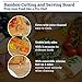 EXTRA LARGE Bamboo Cutting Board for Kitchen - Wide Groove one one side reversible with 2 Compartments for different foods - Professional Grade Cuttingboard, Butcher Block