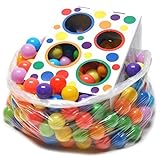 eWonderWorld Playball 300 Non-Toxic Phthalate Free Crush Proof Pit Balls 9 Colors with Toss Zone, 6cm
