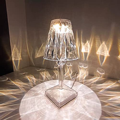 Crystal Diamond Table Lamp Without Battery USB Plugin, MLDYYDLOL