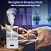 BOYON Ultrasonic Cool Mist Humidifier 5.5L, Top Fill Humidifiers with Humidistat, Cool Mist Vaporizer with 3 Mist Settings, Waterless Auto-off, LED Display with Nightlight, Last up to 40H