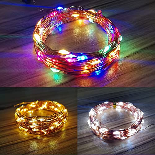 Christmas Lights USB Led String Lights Suitable for Indoor, Bedroom Holiday Christmas Wedding Decoration Window with USB Interface (Black a)