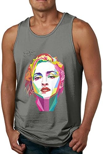 CYSKA Men's Trendy Madonna Rebel Heart Concert Waistcoat DeepHeather M