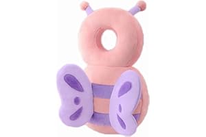 PandaEar Baby Head Protection Backpack, Toddler Walking Head Protector, Adjustable Head Protector Pad Safety Cushion (Pink)