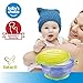 3 Medium Size 2nd Stage Suction Baby Bowls-Hold 8oz-Perfect for Babies & Toddlers, Baby Shower Gift-To Go BabieB