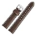 WOCCI Watch Band, Vintage Leather Watch Strap 14mm 16mm 18mm 19mm 20mm 21mm 22mm 23mm 24mm,Choice of Color and Width