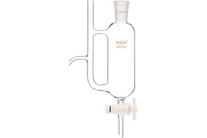 XCD Water Oil Receiver Separator with 24/40 Joint, Water Oil Separating Glassware for Lab Supply, 250 ml