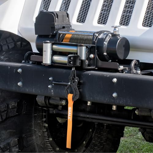 Shall Tow Straps & Ropes, Synthetic Winch Cable 1/4" x 50ft (7.6mm x 15m), 5 Ton (10,000 LB), Suitable for ATV/UTV Off-Road Vehicles.