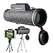 Monocular Telescope by MonoSee | Telescope for Phone, Binocular Scope - Ideal for Hiking, Night Vision, Site Seeing, Camping, Sports, Wildlife, Waterproof, Free Phone Attachment & 2 Tripods. 12x50
