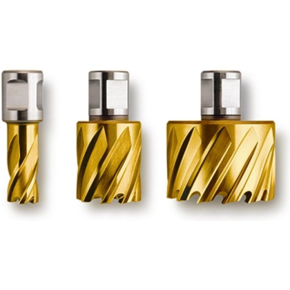 FEIN 63134160076 HSS Dura TiN D16x50 Core Drill, 0 V, Multi-Colour