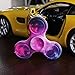 TOLOCO Spinner Fidget Toy Hand Spinner Camouflage,for ADHD EDC Hands Killing Time (S9-Purple sky)