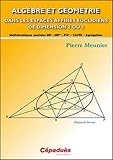 Image de ALGÈBRE ET GÉOMÉTRIE dans les espaces affines euclidiens de dimension 2 ou 3