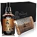 THE BEARD LEGACY Beard Wash Shampoo Conditioner Growth Kit - Unscented Beard Oil - Organic Soap Face Wash Straightener Grooming - Beard Comb- Fast Hair Growth - Softens, Smooths & Strengthens Beard.