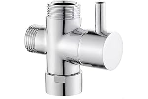 LIZIHENGPI 3 way shower diverter valve metal shower to garden hose adapter faucet splitter 3 way washing machine hose splitter