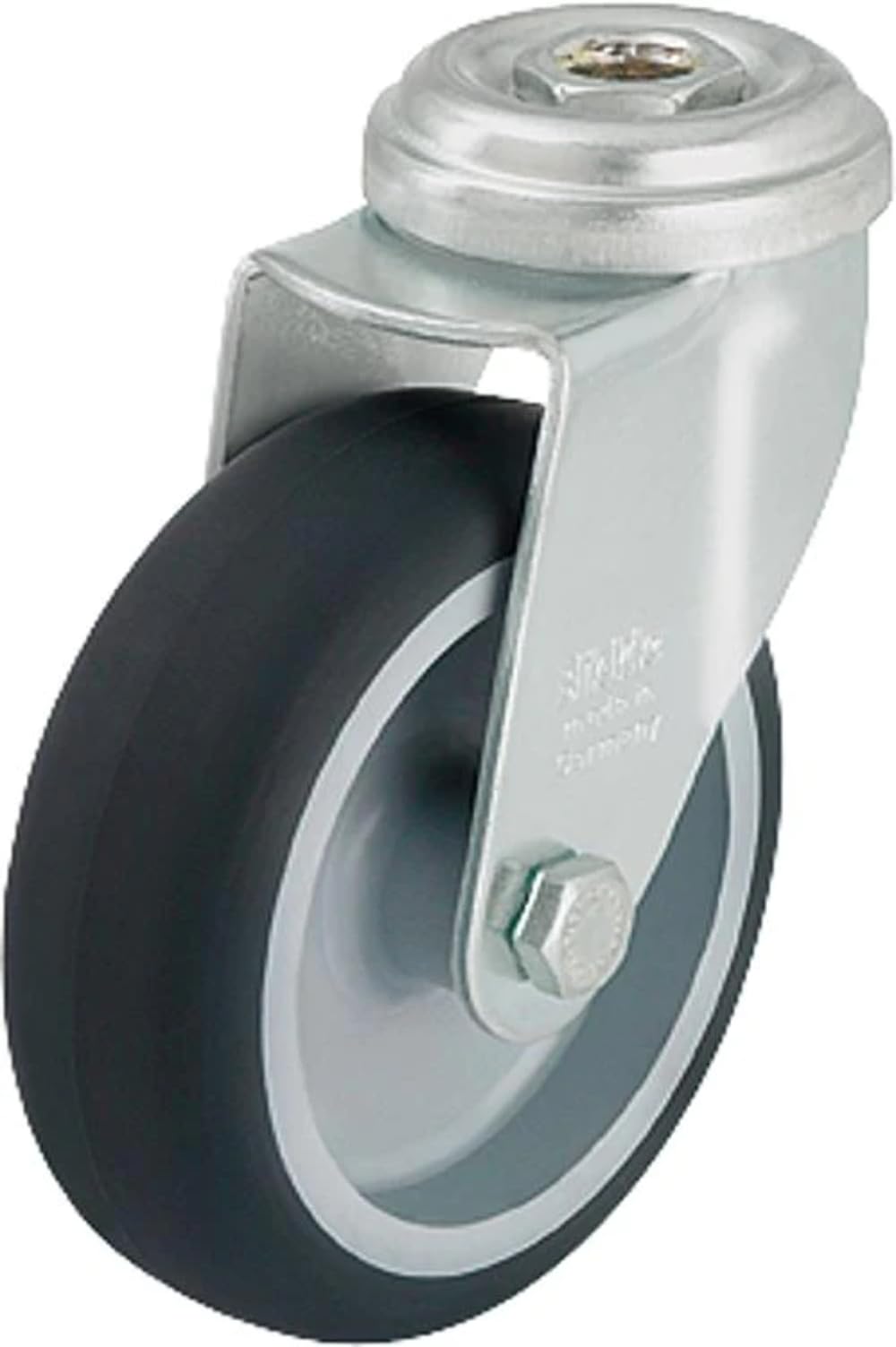Blickle LRA-TPA 75G Swivel Caster, 2.95" Wheel Diameter, 165 lb. Load Capacity