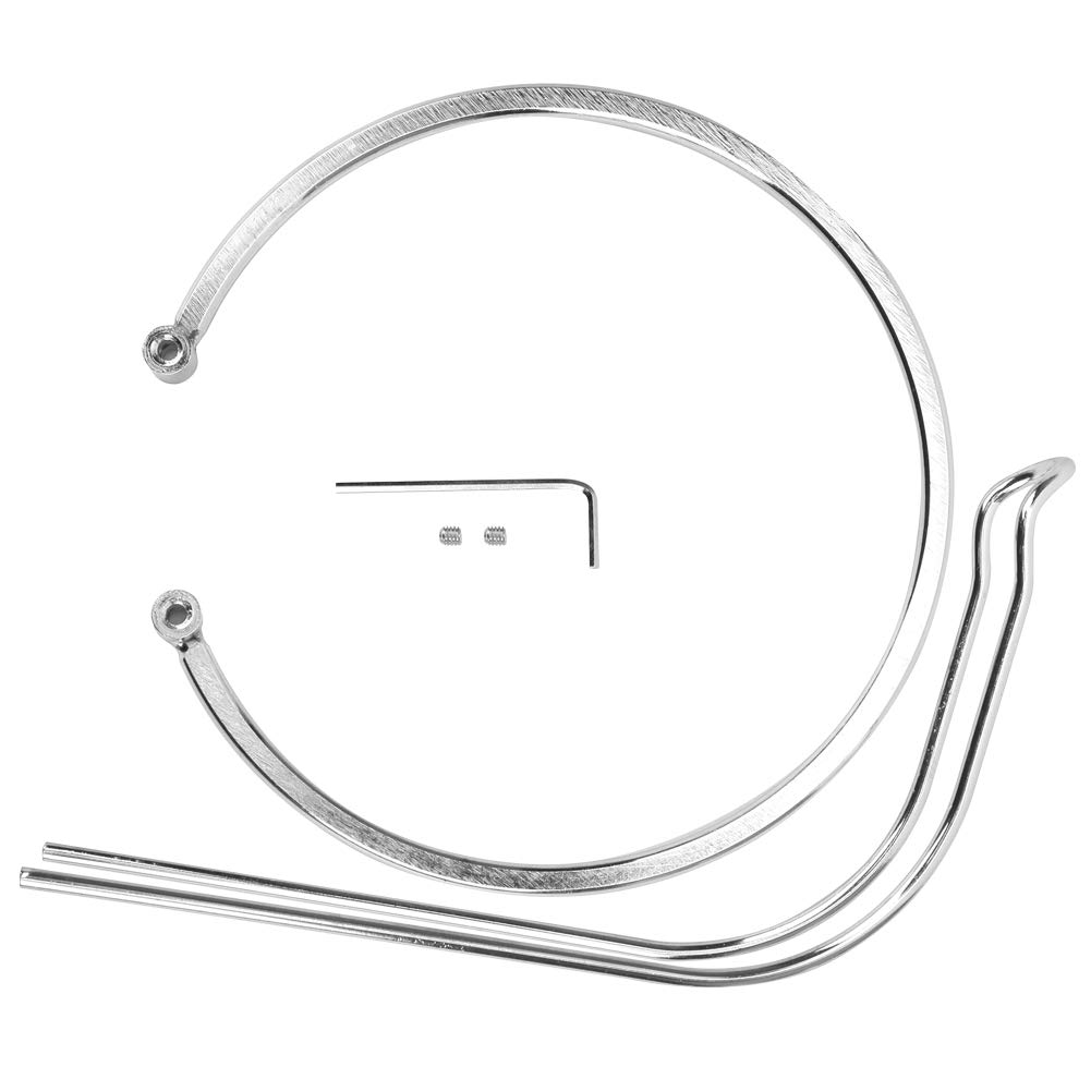 Reel Display Stand Reel Holder, Stainless Steel Detachable Lure Fishing Wheel Display Bracket Stand Rack Reel Holder(Silver)