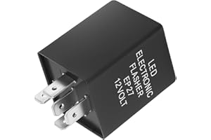 TNAIYH Car Electronic LED Flasher Relay, 12V EP27 5-Pin Vehicle LED Turn Signal Bulbs Blinker Relay, Fix Hyper Flashing Issue Automotive Accessories, Compatible with Aviator Navigator