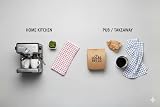 Vision Textiles Night Dreamz Tea Towel Pack 12 100% Cotton Mono Check 40x60cm view 5