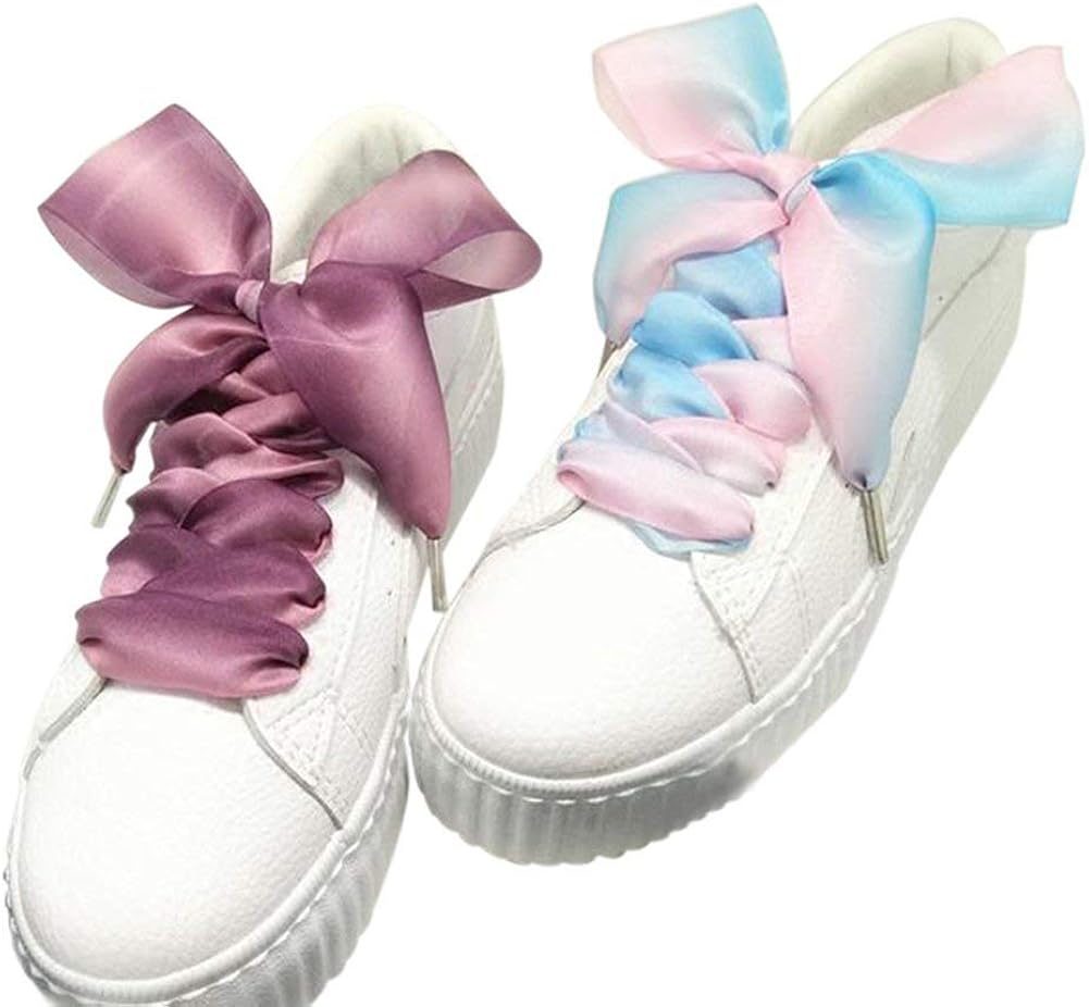 Amazon Ikenokoi 靴ひも リボン シューレース シューズアクセサリー 可愛い おしゃれ 1足 靴ひも