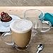 Lily’s Home Double Wall Thermo Insulated Large Glasses, Heat Resistant and Ideal for Tea, Coffee, Espresso, and Other Hot or Cold Beverages (17.5 oz. Each, Set of 2)