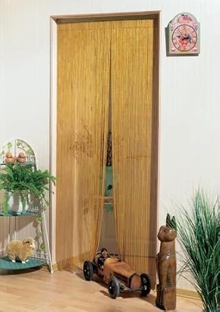 Vorhang Bambusvorhang Turvorhang Bambus 90 X 200 Cm Amazon De