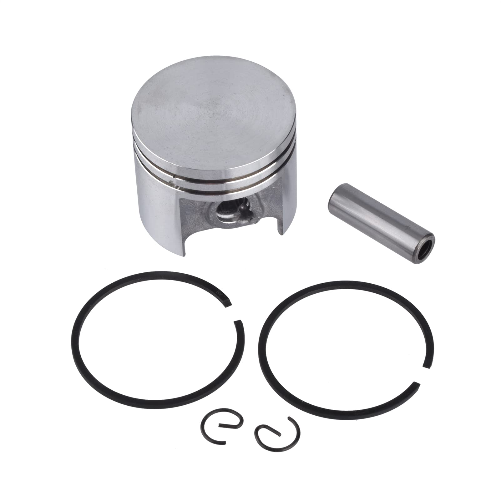 Cancanle 37mm Piston with Pin and Rings Clips Kit For STIHL 017 MS170 MS170C Chainsaw Part No.11300302000