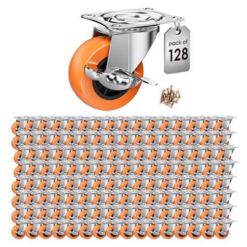 ASHGOOB 2" Plate Casters Brake