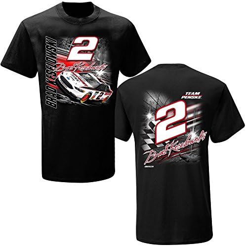 SMI Properties Brad Keselowski 2018 Discount Tire Backstretch NASCAR T-Shirt (XLarge)