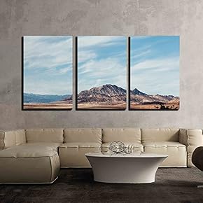 Nature Scenery of Mountain Under Blue Sky x3 Panels