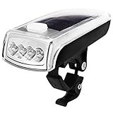 Ultra-Bright Bicycle Light with Rechargeable and Solar Energy Powered Batteries, MAXIN LED Bike Front Headlight Waterproof 750mAH/1000 Lumens hands-free Bike Lights
