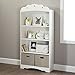South Shore Tiara Kids 4-Shelf Bookcase - Adjustable Shelves, Pure White