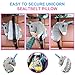 Unicorn Seat Belt Cover, Unicorn Seat Belt Pillow, Vehicle Shoulder Pads, Safety Belt Protector Cushion for Kids, Animal Travel Pillow