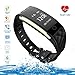 Fitness Tracker, Health Sleep Activity Tracker, Upgraded Watch Wristband with Heart Rate Monitor, Wireless Bluetooth Smart Bracelet for Outdoor Running Walking, for iPhone/Android phone