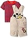 Disney Little Baby Boys' 2 Piece Mickey and Pluto Shortall Set
