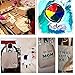 UOhost 8 PCS Sublimation Blank Canvas Bags Resuable Washable Grocery Shopping Tote Bags for DIY