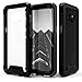 Zizo ION Series for Samsung Galaxy Note 8 Case Military Grade Drop Tested with Tempered Glass Screen Protector Black Smoke