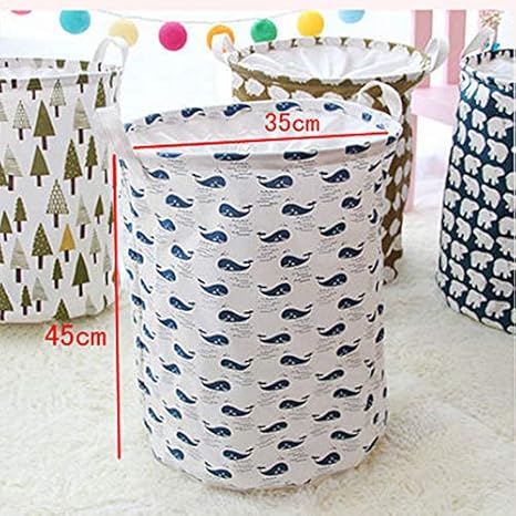Körbe Baby Chakil Aufbewahrungsbeutel aus Baumwolle und Leinen