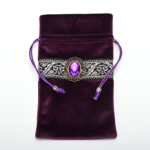 BLESSUME Atar Tarot Table Cloth and Pouch Purple