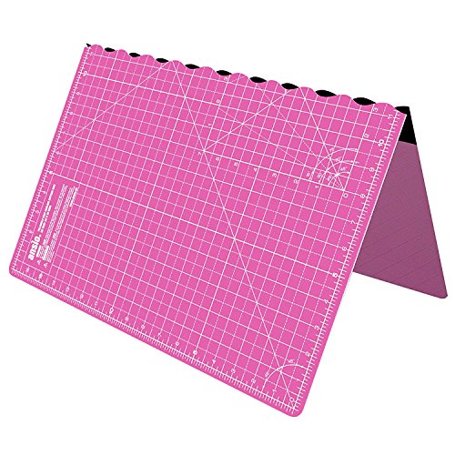 Foldable Cutting Mat A2 Self Healing Imperial 24 Inch x 18 Inch Pink