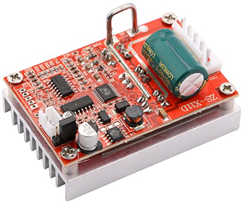 DC Brushless Motor Controller, Yeeco DC 6-50V 380W Brushless DC Motor Speed Regulator Control Module 12V 24V 36V 48V High Power BLDC Speed Motor Controller Driver Board with Heat Sink