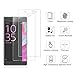 Ayotu Sony Xperia XA Ultra Screen Protector(2 PACK),Tempered Glass Film Screen Guard with Scratch-Resistant/Crystal Clear 2.5D Round Edge for Sony Xperia XA Ultra 6.0-inch（Non-full coverage）