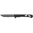 Schrade Delta Class Inert CLR tanto 8in with 3.5in AUS-10 Steel Blade and Aluminum Handle for and EDC,Black