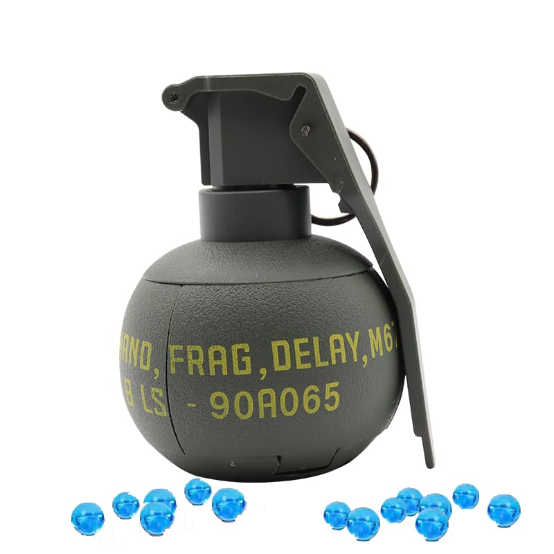 Grenade Airsoft Gel Blaster Army Toy Foam Dart Ball Bomb Cosplay Battle Game BB Gamer Boys Teen Gift Role Play