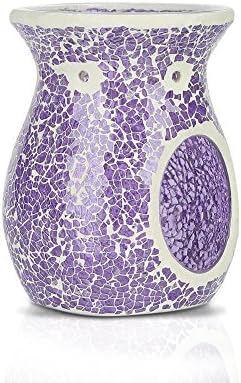 Mosaic Oil Burner/Essential Oil Burner/Tealigths Candle Wax Melt/Wax Warmer/Incense Aroma Diffuser For Spa Yoga