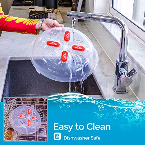 OzBSP Microwave Plate Cover with Steam Vents and Strong